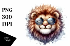 Funny Cute Lion | Sublimation Clipart Product Image 3