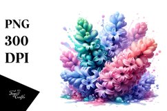 Glossy Hyacinth Flower PNG Product Image 3
