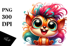 Baby Squirrel Crazy Looking Cartoon Product Image 1
