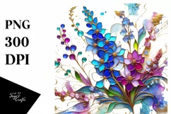 Watercolor Luxury Flower Splash Clipart Product Image 3