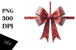 Christmass Bow Retro PNG Product Image 1