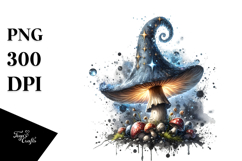 Autumn Celestial Mushroom PNG Product Image 1