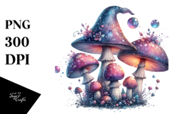 Autumn Celestial Mushroom PNG Product Image 1