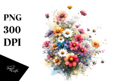 Vibrant Small Daisy | Clipart Product Image 1