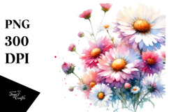 Vibrant Small Daisy | Clipart Product Image 1