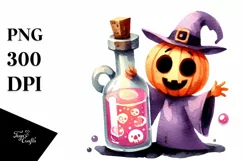 Simple Funny Halloween Clipart, Transparent PNG Product Image 1