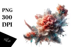 Abstract Shiny Carnation Sublimation Clipart Product Image 3