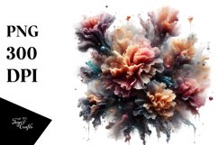 Abstract Shiny Carnation Sublimation Clipart Product Image 3