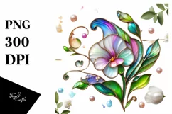 Watercolor Luxury Flower Splash Clipart Product Image 1