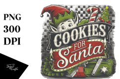 Cookies for Santa Christmas Png Product Image 5
