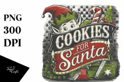 Cookies for Santa Christmas Png Product Image 5