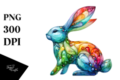 Colorful Bunny made of PNG Product Image 1