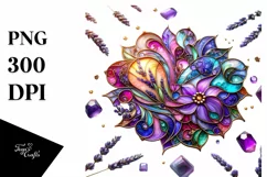 Watercolor Luxury Flower Splash Clipart Product Image 1