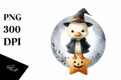 Cute Halloween Duck, High-Res PNG Product Image 1