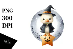 Cute Halloween Duck, High-Res PNG Product Image 1