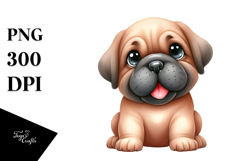 Happy Mastiff, Transparent PNG Product Image 1