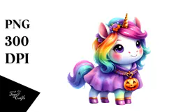 Cute Baby Unicorn PNG Product Image 1