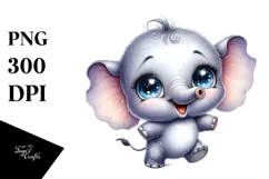 Baby Monkey Vibrant PNG Product Image 1