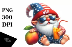 Gnome in the Style of | Sublimation | Clipart Product Image 3
