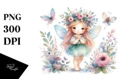 Cute Boho Fairy | Clipart Product Image 3