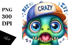 Cute Baby Dinosaur PNG Product Image 1