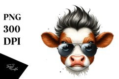 Angry Baby Cow PNG Product Image 1