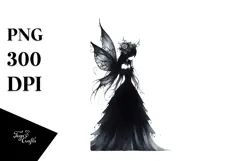 Gothic Fairy Clipart PNG Product Image 1