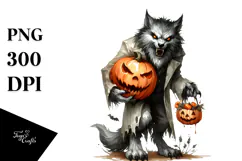 Simple Funny Halloween Clipart, Transparent PNG Product Image 1