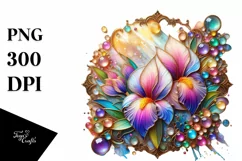 Watercolor Luxury Flower Splash Clipart Product Image 1
