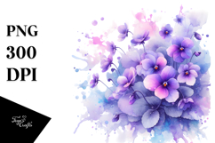 Violet with Material, Transparent PNG Product Image 1