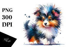 Crazy-Haired Baby Collie, PNG Product Image 3