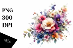 Vibrant Flowers, Transparent PNG Product Image 3