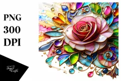 Watercolor Luxury Flower Splash Clipart Product Image 3