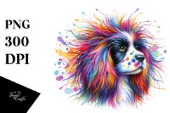 Vibrant Springer Spaniel Clipart PNG Product Image 1