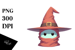 Funny Simple Witch Hat, Transparent PNG Product Image 1