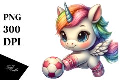 Baby Unicorn Handball Clipart Product Image 3