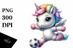 Cute Baby Unicorn Handball | Sublimation | Clipart Product Image 3