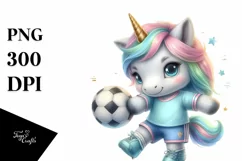Baby Unicorn Handball Clipart Product Image 3