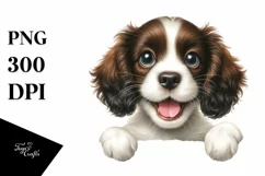 Colorful Small Baby English Springer Spaniel | Sublimation Product Image 3
