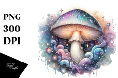 Glossy Mystical Mushroom PNG Product Image 1
