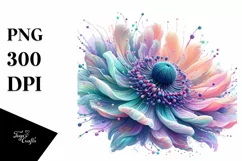 Detailed Vibrant Shiny Anemone Transparent PNG Product Image 1