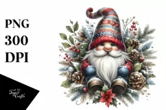 Detailed Christmas Gnome PNG Product Image 3