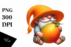 Digital Painting Pastel Gnome Beach Wear | Clipart Product Image 1