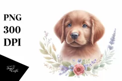 Cute Pet Chesapeake Bay Retriever Watercolor | Sublimation Product Image 3