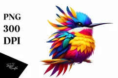 Vibrant Bird Colorful | Sublimation Clipart Product Image 3
