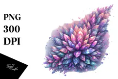 Detailed Lavender Made of Diamonds PNG Product Image 1