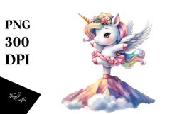Posing Unicorn Sublimation Clipart Product Image 3