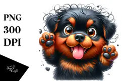 Happy Baby Rottweiler.png Product Image 1