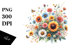 Bright Sunflower, High-Res PNG Product Image 1