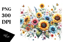 Bright Sunflower, High-Res PNG Product Image 1